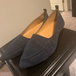 ‼️Navy Flat Shoes 🥿